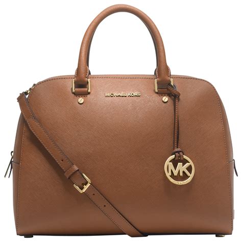 michael kors large jet set travel satchel brown